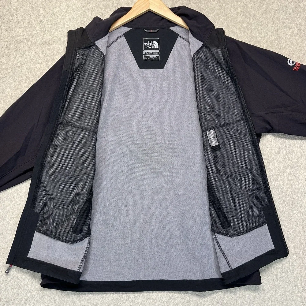 The North‎ Face Summit Series Soft Shell Jacket Men's XXL Black Full Zip Outdoor